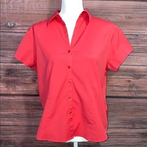 Talbots Wrinkle Resistant Stretch Button Down